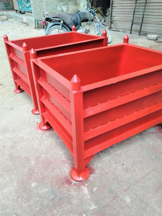 Stackable Steel Bins